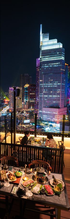 Rooftop Restaurant — Saigon Riverside Office Center, dự án của The Centimetre Studio